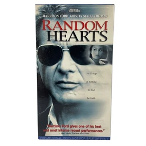 Random Hearts VHS 1999 Thriller Promo Edition Columbia Pictures - Bild 1 von 3