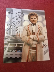 Photograph Of Colin Baker With Autograph - Picture 1 of 2