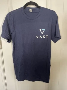 Camiseta Vast Data Talla Pequeña Azul Marino Unisex 100% Algodón - Imagen 1 de 7