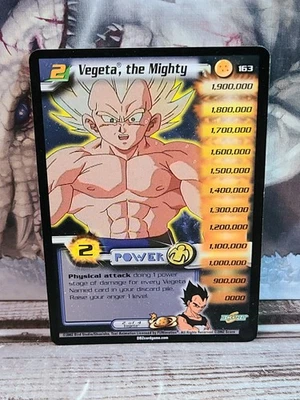 Vegeta, The Mighty 163 - World Games Saga *LP* Non Foil DBZ Card Unlimited Score - Image 1 of 3