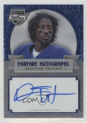 2013 Press Pass Fanfare Blue /149 Desmond Trufant #DT Rookie Auto RC - Image 1 of 2