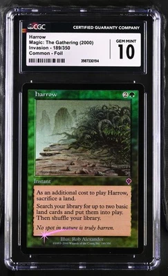 HARROW Invasion Foil CGC 10 MTG [Nostalgium] - Image 1 of 2