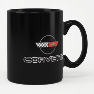 Taza de café con licencia oficial Corvette - logotipo C4 - Imagen 1 de 2