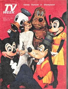 CHICAGO TRIBUNE TV WEEK-4/1974-SANDY DUNCAN-WALT DISNEY DISNEYLAND-BESS MYERSON - Bild 1 von 2