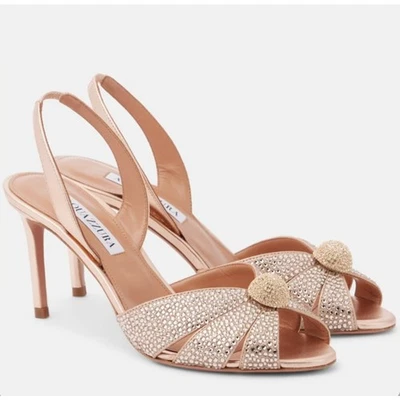 Sandalia Aquazzurra Italiana Flirt 75 Talla 38 Pétalo Foto 1 de 4