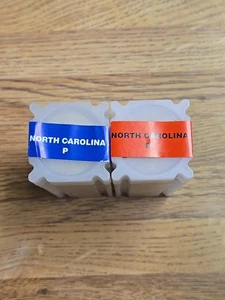 US MINT UNC Uncirculated 2001 P & D North Carolina State Quarter Rolls 40 Coins - Picture 1 of 3