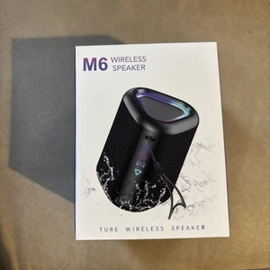 Cascho M6 Bluetooth Speaker With Lights 24W Loud Sound Waterproof 24 Hr playtime - Picture 1 of 4