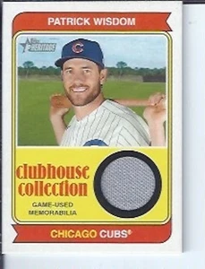 Patrick Wisdom 2023 Topps Heritage Clubhouse Collection - Imagen 1 de 1