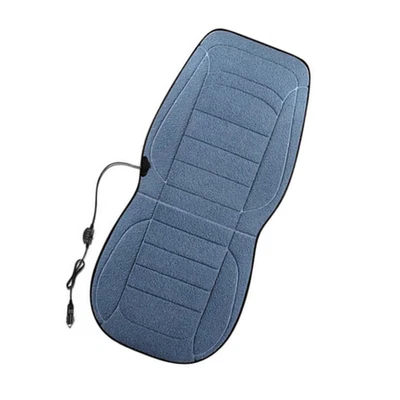 Heated Car Seat Pad 12V Auto Chair Heating Cushion Lamb Wool Warmer Protector — 第 1/4 张图片