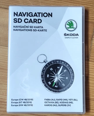 SKODA Navigation Software SD-Card Navi Europe CW/KT/KW 48/2019 ; 5L0051236BJ - Bild 1 von 3