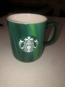 Starbucks Mehrfarbig Grün Keramik Kaffee Tee Becher 15 OZ 2022 Geschirrspüler Ok - Bild 1 von 3