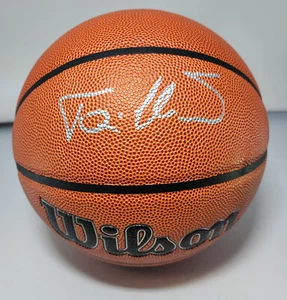Bulls TONI KUKOC Signed Wilson Replica I/O Basketball AUTO - HOF 2021 - JSA - Picture 1 of 3