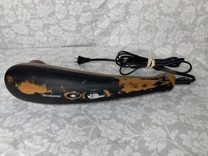 Brookstone YJ-1031A Woodgrain/Black Wired Corded Electric Handheld Massager (C3) - Picture 1 of 8