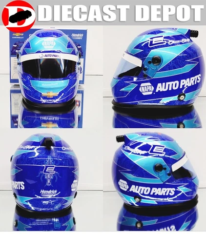 CHASE ELLIOTT 2021 NAPA 1/2 SCALE MINI REPLICA HELMET BRAND ART Cover