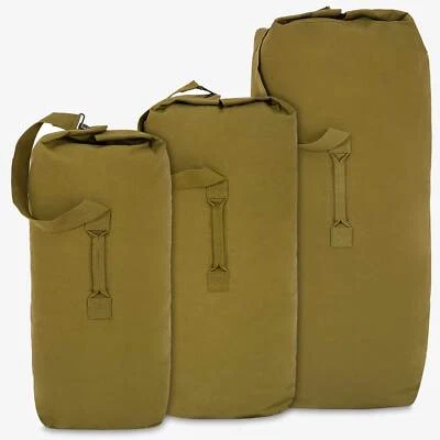 Highlander Canvas Duffle Kit Bag Military Army Tool Gear Holdall Cargo Rucksack - Image 1 of 4