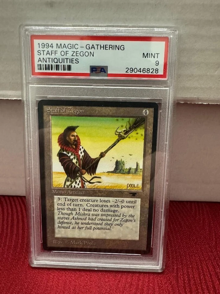 PSA 9 1994 MTG Antiquities Staff of Zegon - Image 1 of 1