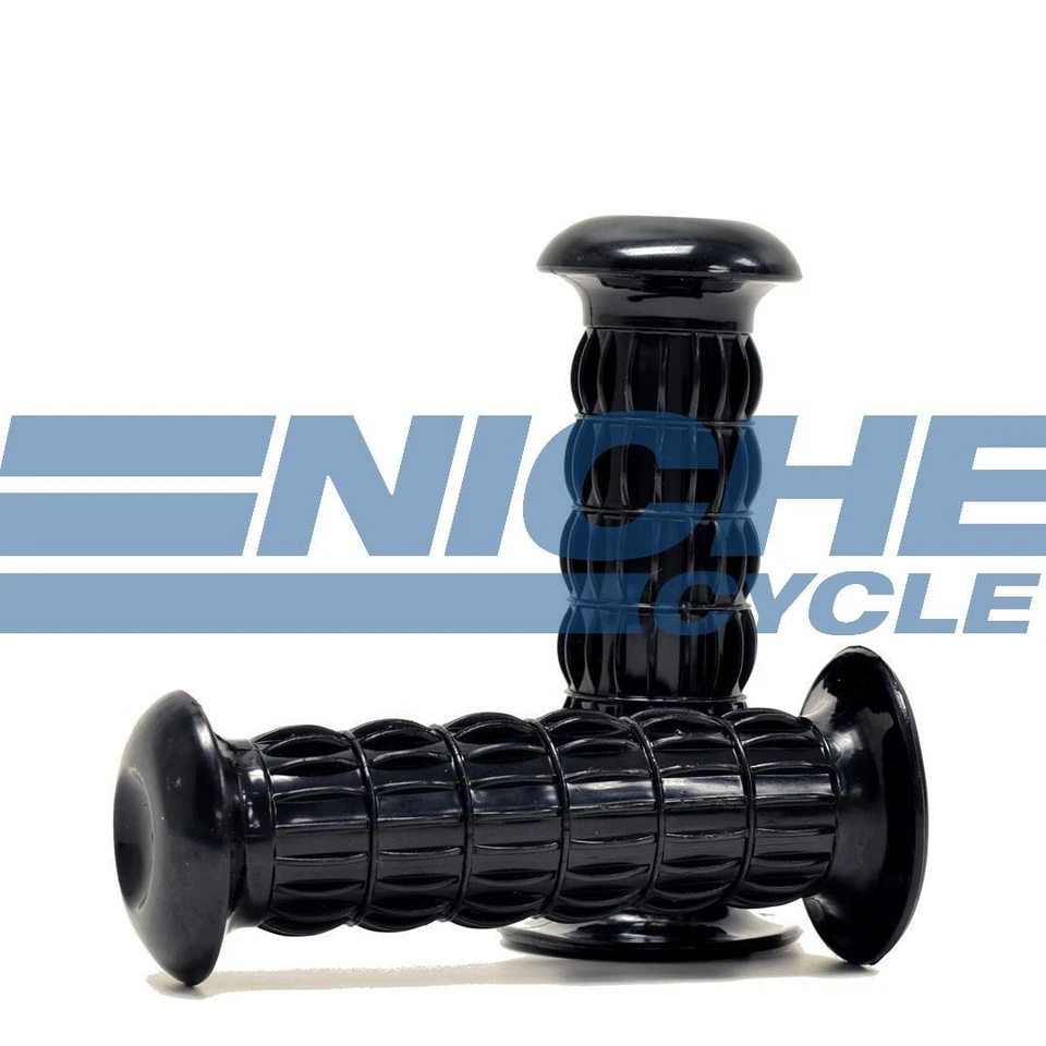 Punhos estilo clássico Kawasaki 120 mm extremidade fechada 46075-017/46061-012 7/8" - Imagem 1 de 1