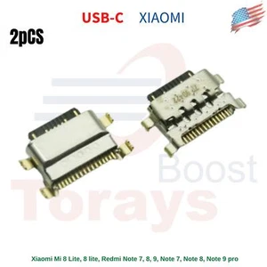 USB-C Port Ladestation Connector für Xiaomi Mi 8 Lite, Redmi Note 7 / 8 / 9 - Bild 1 von 2