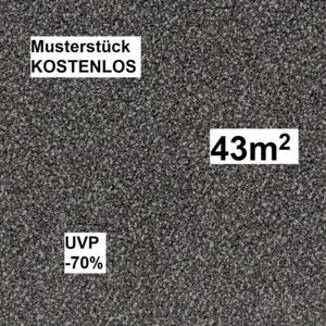 Teppichfliesen GRAU BRAUN 43m2 NEU B1 50 x 50 Velours 7,0mm UVP 66€ -70% - Bild 1 von 11