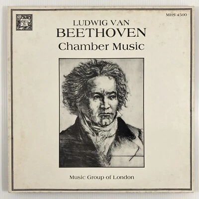 Beethoven The Music Group Of London Chamber Music MHS-4500 Stereo 1981 Foto 1 de 4