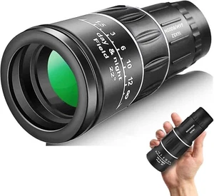 16X52 Mini Monocular Telescope High Powered BAK4 & FMC Prism Scope - Picture 1 of 6