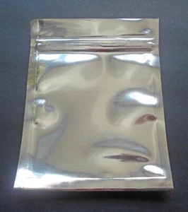 25 Pack - Long Term Storage Bag 3.5"x5" Airtight Zipper & Lock Small Snacks Food - Picture 1 of 2