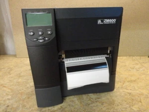 Zebra ZM600 Térmico Transferencia Label Impresora USB + RJ-45 300DPI Cabezal - Imagen 1 de 4