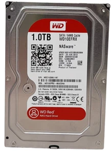 Western Digital Red NASware WD10EFRX 3.5" SATA 1TB Hard Drive 99% Health - Picture 1 of 2
