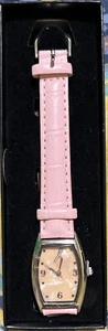 Rosa Brustkrebsbewusstsein Leder Analog Damenuhr 21,3 Gramm (BR4162) - Bild 1 von 2