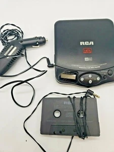 RCA Black Portable Car Disc CD Compact Disk RP-7929A Skip Protection - Picture 1 of 7