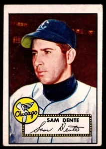 1952 Topps #304 Sam DENTE, Chicago White Sox VG+-VG/EX 3 4 - Picture 1 of 3