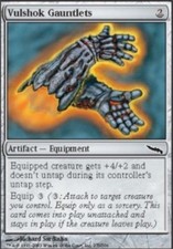4x Vulshok Gauntlets ~ Near Mint Mirrodin MTG Magic x4 4 UltimateMTG Playset Art
