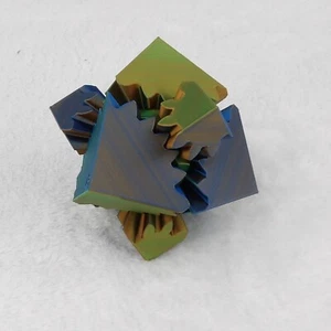 3D Printed Gear Cube Fidget Toy Stress Relief Mechanical Desk Toy Gift for Adult - Picture 1 of 10