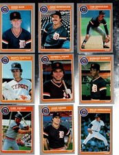 1985 FLEER BASEBALL COMPLETE YOUR SET U PICK 1-250