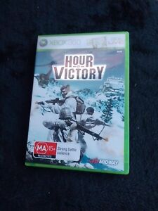 Hour Of Victory For Xbox 360 PAL VGC  Complete With Manual Free Postage 