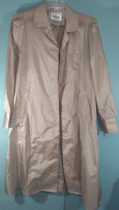 Abrigo De Colección The Totes Beige Ligero Nylon Plumero Chaqueta Gabardina Talla 8 - Imagen 1 de 5