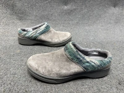 Dansko BRITTANY SUE Gris Sin Cordones Gamuza Zuecos Mula Zapato Talla 39 - EE. UU. 8,5 Foto 1 de 4