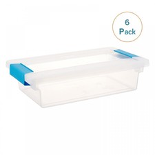 Sterilite 19638606 Large Clip Box 6/case