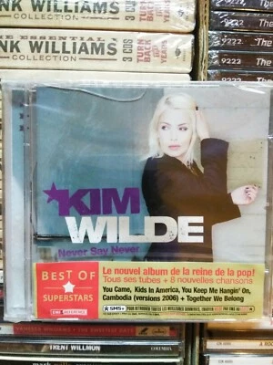 KIM WILDE / Never Say Never   CD Import 2007 New Sealed   - Cracks in Jewel Case Foto 1 de 2