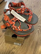 Chaco Child ZX1 Ecotread Hiking Sport Water Sandal Red Grenadine US 10 EU28 New