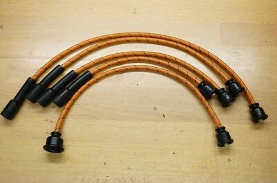 Allis Chalmers WD w/ Distributor  Deluxe Cloth Covered Spark Plug Wire Set - Image 1 of 4