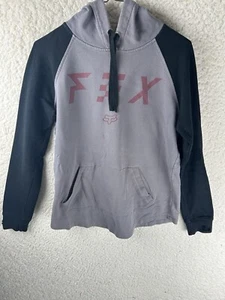 Fox Racing Hoodie Herren Large Blau Pullover Sweatshirt Moto Motocross Heavyweight - Bild 1 von 5