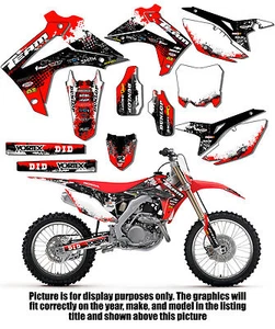 Honda CRF 250R 2006-2007 kit de gráficos calcomanías decorativas pegatinas CRF250R 250 R - Imagen 1 de 6