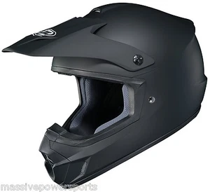 HJC CS-MX2 Motocross Helmet Matte Flat Black S SM Small ATV CS-MX CSMX II 2 - Picture 1 of 4