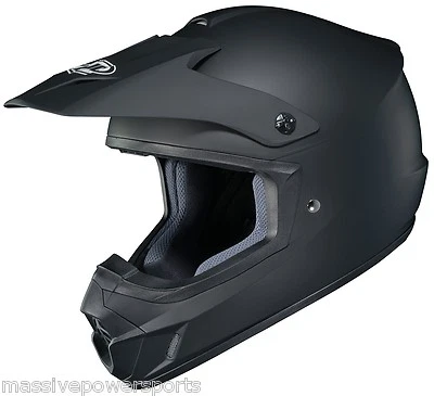 HJC CS-MX2 Motocross Helmet Matte Flat Black XXXL 3XL 3X ATV CS-MX CSMX II 2 Foto 1 de 4