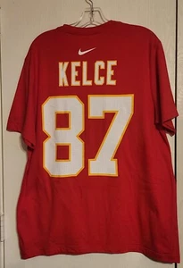 Travis Kelce #87 Kansas City Chiefs NEW Red Nike T-Shirt XL - Picture 1 of 2