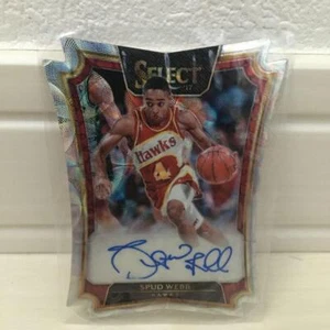 2017 Panini Select Basketball Spud Webb Atlanta Hawks Auto /49 From Japan #33 - Picture 1 of 24
