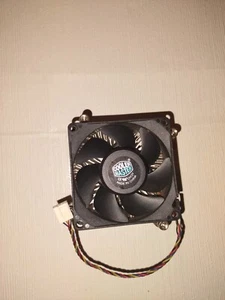 COOLER MASTER 80MM X 80MM CPU COOLER FOR PC DESKTOP P/N:460100F00-548-G 3 PIN - Picture 1 of 3