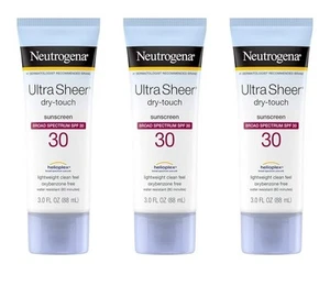 Loción protectora solar táctil seca ultra transparente Neutrogena 3Pk -5oz FPS 30 - Imagen 1 de 2