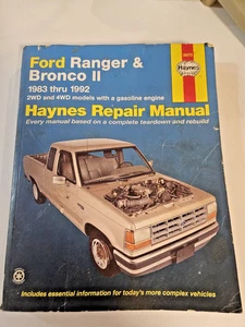 Ford Ranger & Bronco II HAYNES repair manual 36070 1983-1992 2/4 WD - Picture 1 of 10